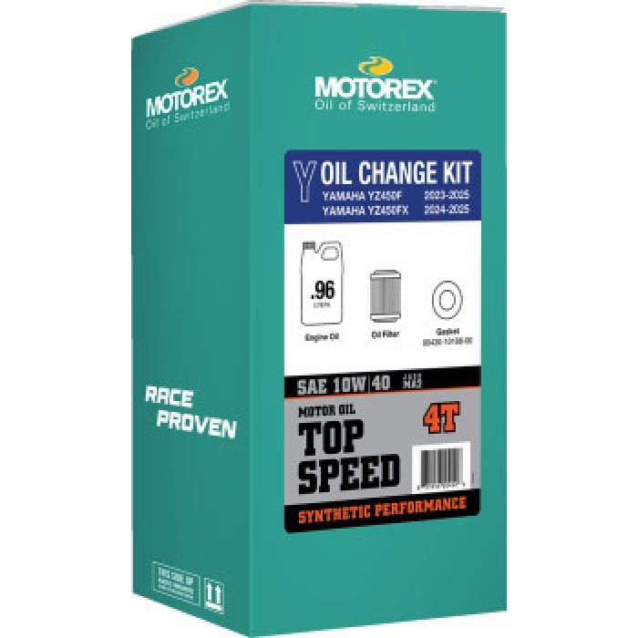 Motorex Oil Change Kit Top Speed 10W - 40 for Yamaha YZ450F * Part Number 311246 - Moto - House MX