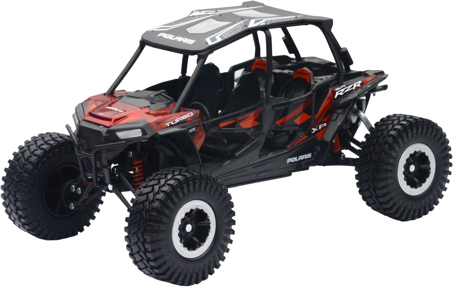 NEW - RAY NEW - RAY - Replica 1:18 UTV Polaris RZR 4 Turbo XP RC Red - Fits Various UTV Models 57976B - Moto - House MX