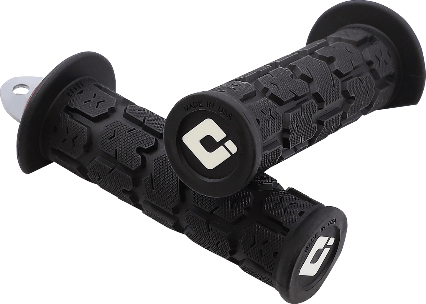 ODI Rogue ATV/PWC Grips - Black/Red J33RGB - R with Lock - On System - Moto - House MX