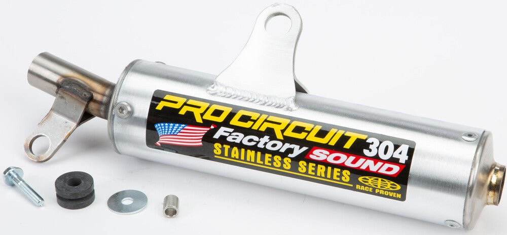 Pro Circuit 304 Factory Sound Sliencer - SS89080 - 304 - 2002 - 2024 Suzuki RM85 - Moto - House MX
