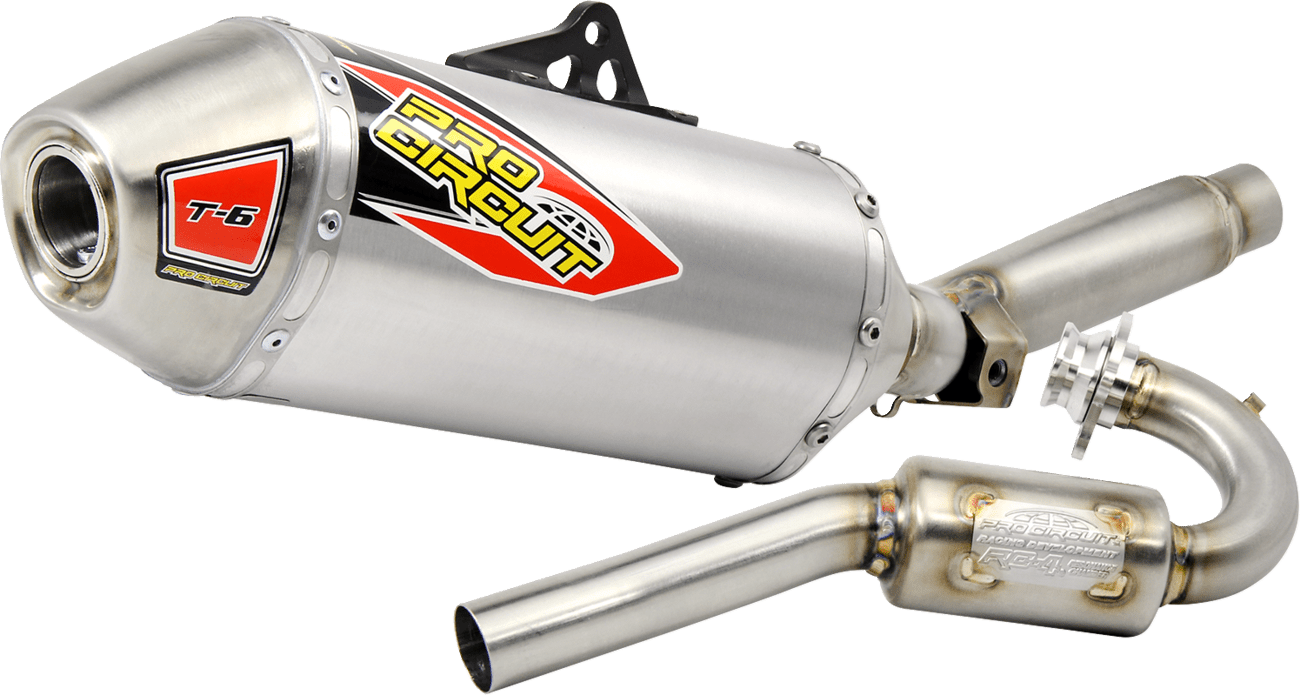 PRO CIRCUIT T - 6 Exhaust System - Stainless Steel - Honda CRF150R 0111415G - Moto - House MX