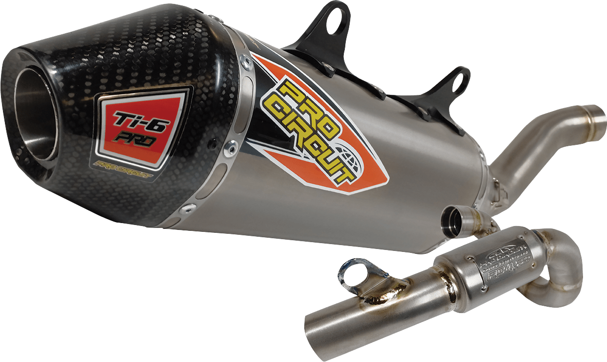 PRO CIRCUIT TI - 6 Pro Exhaust System 0352225FP for Enhanced Performance - Moto - House MX