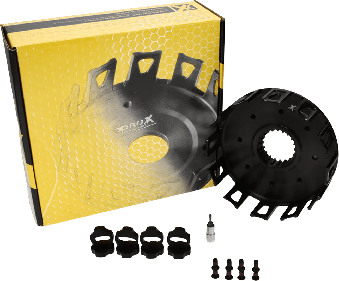 PROX Honda Clutch Basket 17.1220F - Precision Machined Aluminum for Superior Durability - Moto - House MX