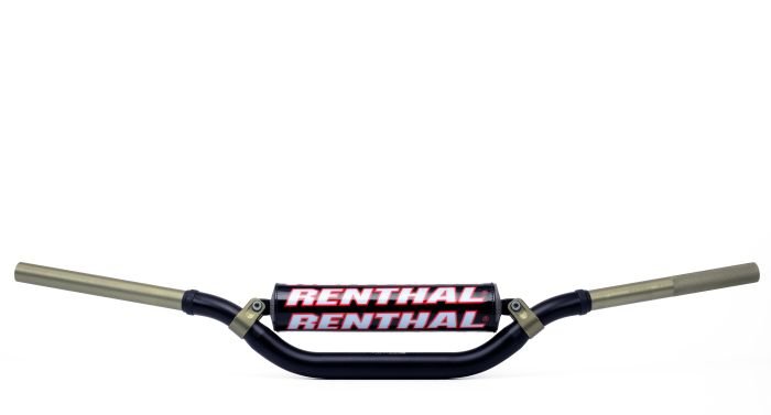 Renthal 997-01-BK-02-185 Twinwall Handlebar 997 RC Bend Black - Moto-House MX