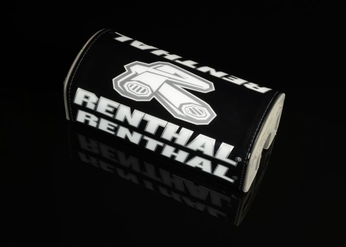 Renthal P230 Fatbar Handlebar Pad Black White - Moto-House MX
