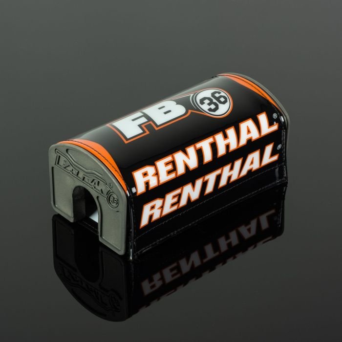 Renthal P347 Fatbar36 Bar Pad Black Orange - Moto-House MX