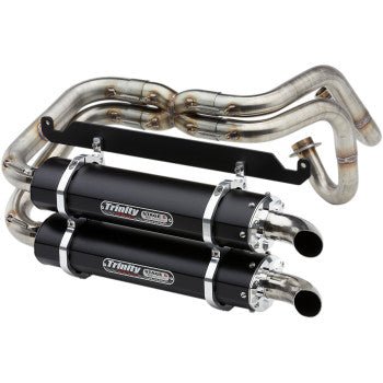 Trinity Racing Stage 5 Dual Exhaust System - TR - 4170D - BK - 2019 - 2022 Honda Talon 1000X, 1000R - Moto - House MX
