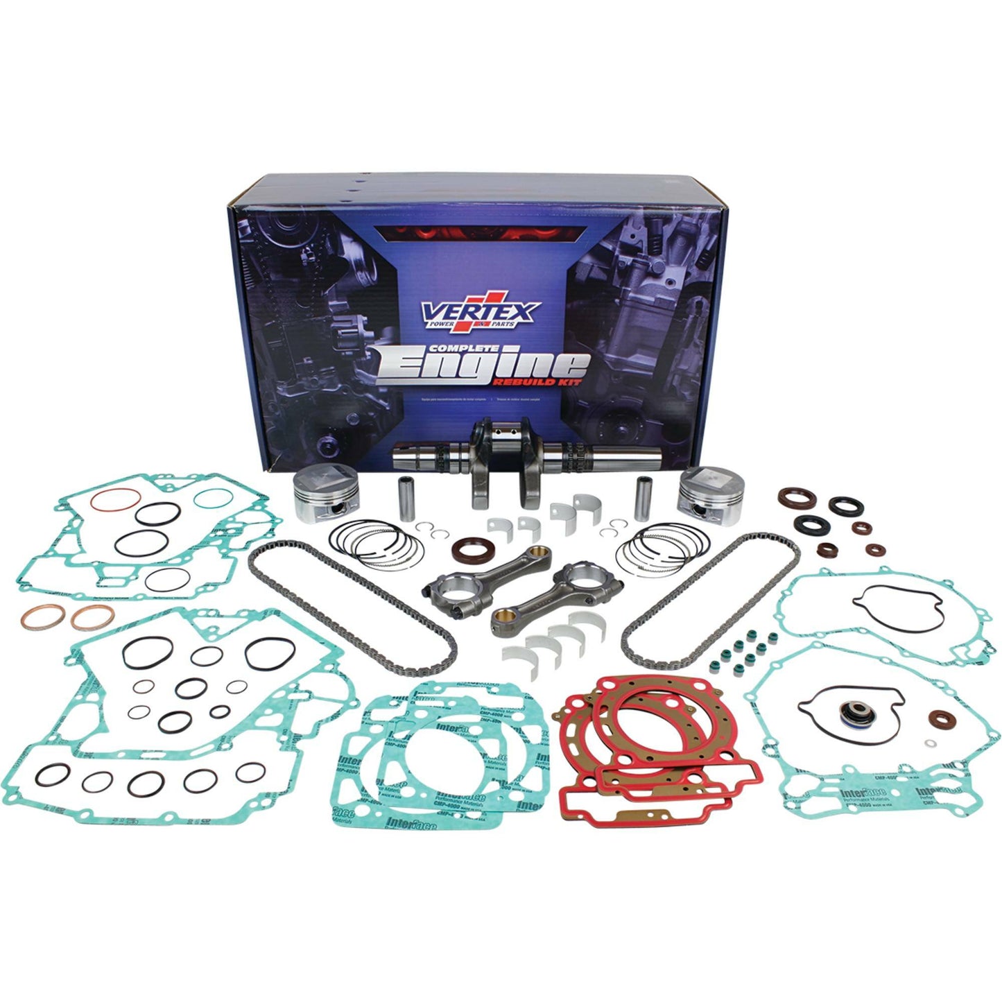 Vertex Oversized Engine Rebuild Kit HR00220 for Professional Motorcycle Restoration - Moto - House MX