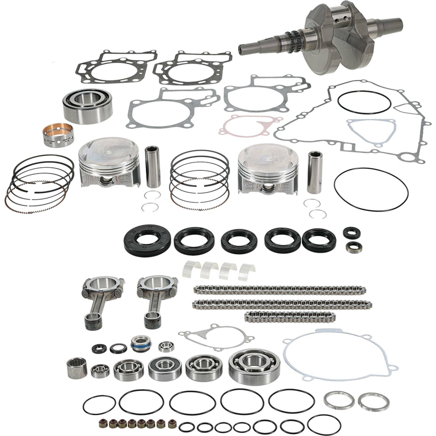 Vertex WR00029 Engine Rebuild Kit - Complete Professional Repair Package - Moto - House MX