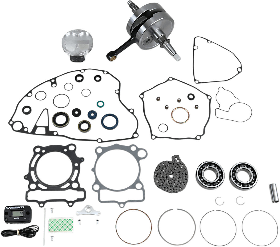 WISECO Engine Rebuild Kit for Kawasaki KX250F - 77.00 mm PWR144 - 101 - Moto - House MX