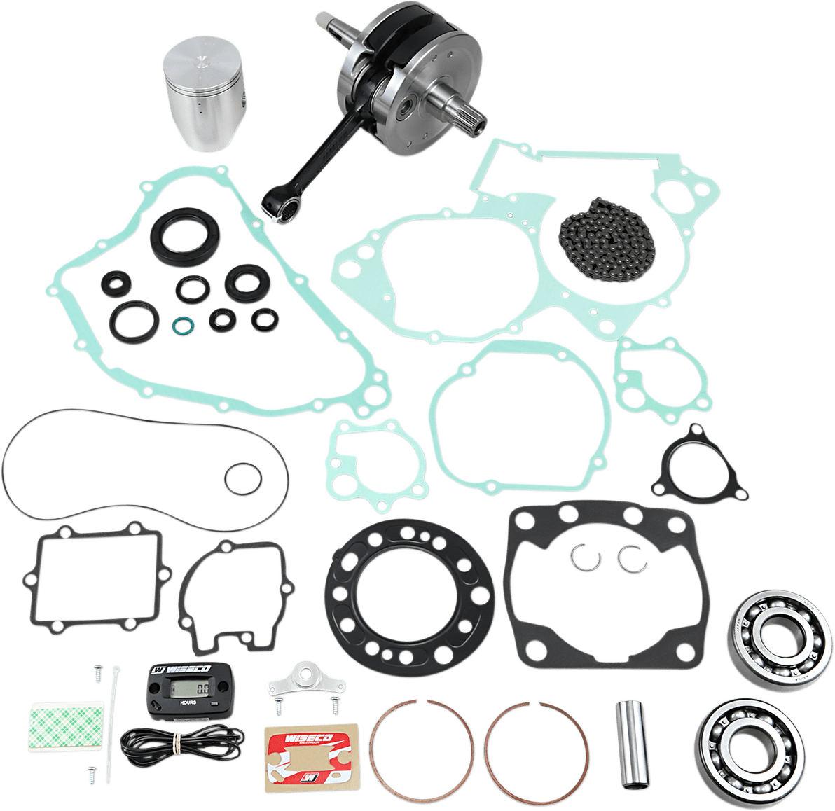 WISECO PWR132 - 100 Engine Rebuild Kit for Honda CR250R, 66.40 mm - Moto - House MX