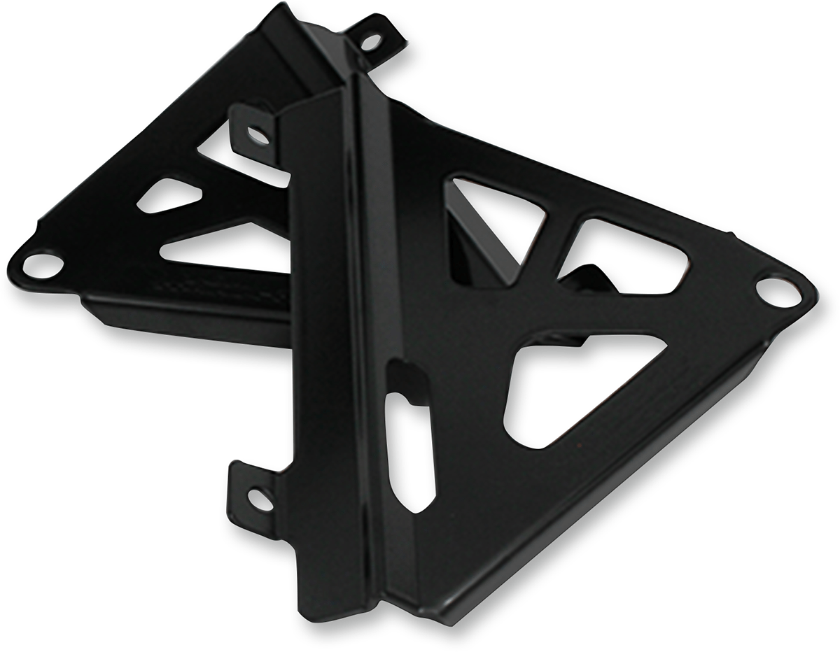 WORKS CONNECTION 18 - B708 Radiator Brace Set - Black - Honda CRF450R/CRF450RX 2017 - 2018 - Moto - House MX