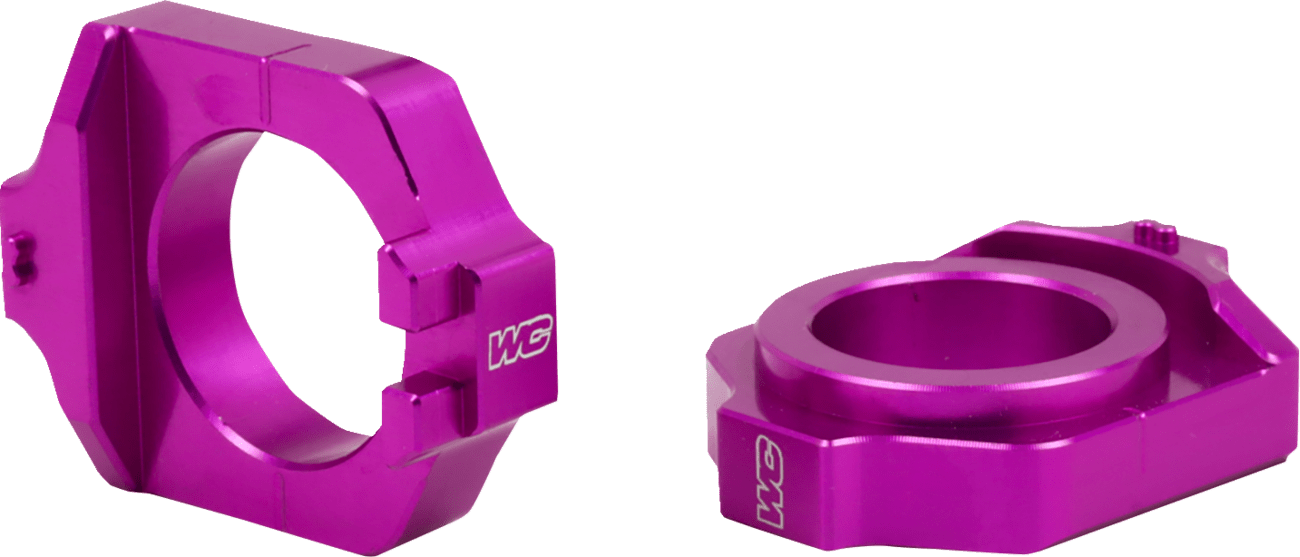 Works Connection Elite Axle Block Kit for Honda 17 - P221 - Purple - Moto - House MX
