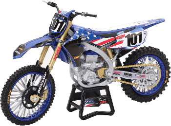 Yamaha YZ450F Motocross of Nations Bike - Eli Tomac - 1:12 Scale - Red/Blue/Yellow - New Ray Toys - Moto - House MX