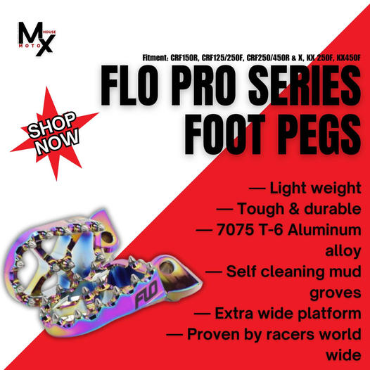 Top 5 Reasons Why Flo Motorsports Foot Pegs are a Must-Have for Motocross and Enduro Riders