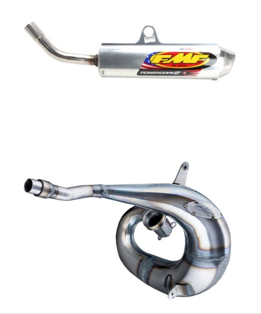 FMF Powercore 2 Silencer and Factory Fatty Exhaust 