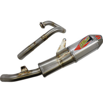 Hot New Parts - Honda 2022 CRF250R Pro Circuit T-6 Full Exhaust - Stainless Steel Exhaust System or Stainless-Steel Slip-On.