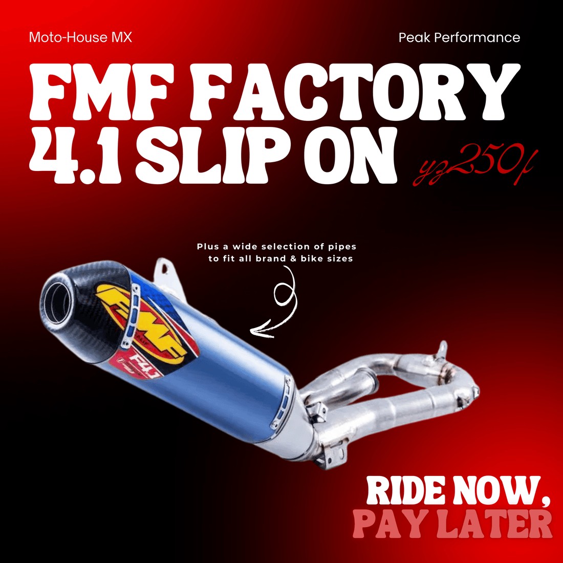 BOLT-ON BOOST: The FMF Factory 4.1 Slip-On for the YZ250F Packs a Punc