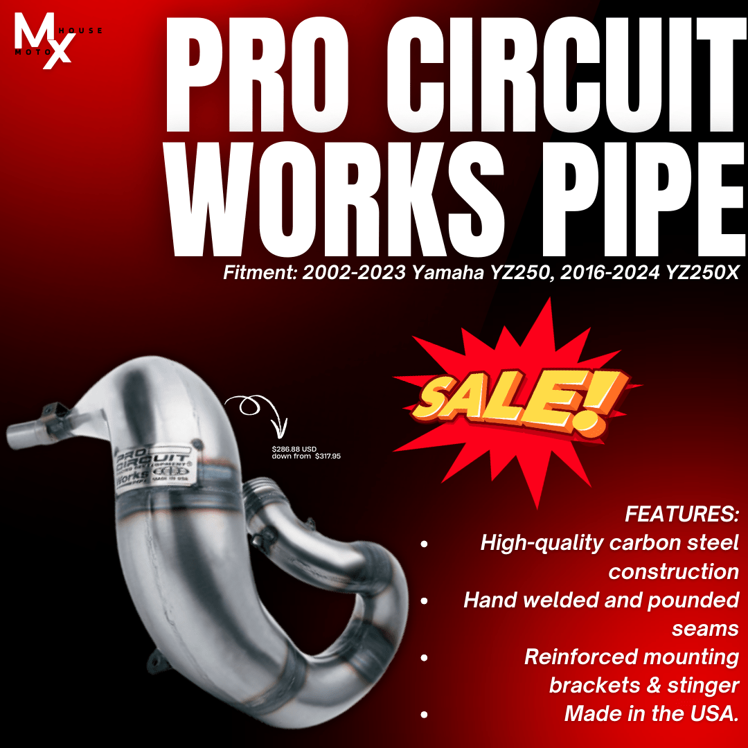 Elevate Your Ride with the Pro Circuit Works Exhaust Pipe for Yamaha YZ250 - Moto-House MX