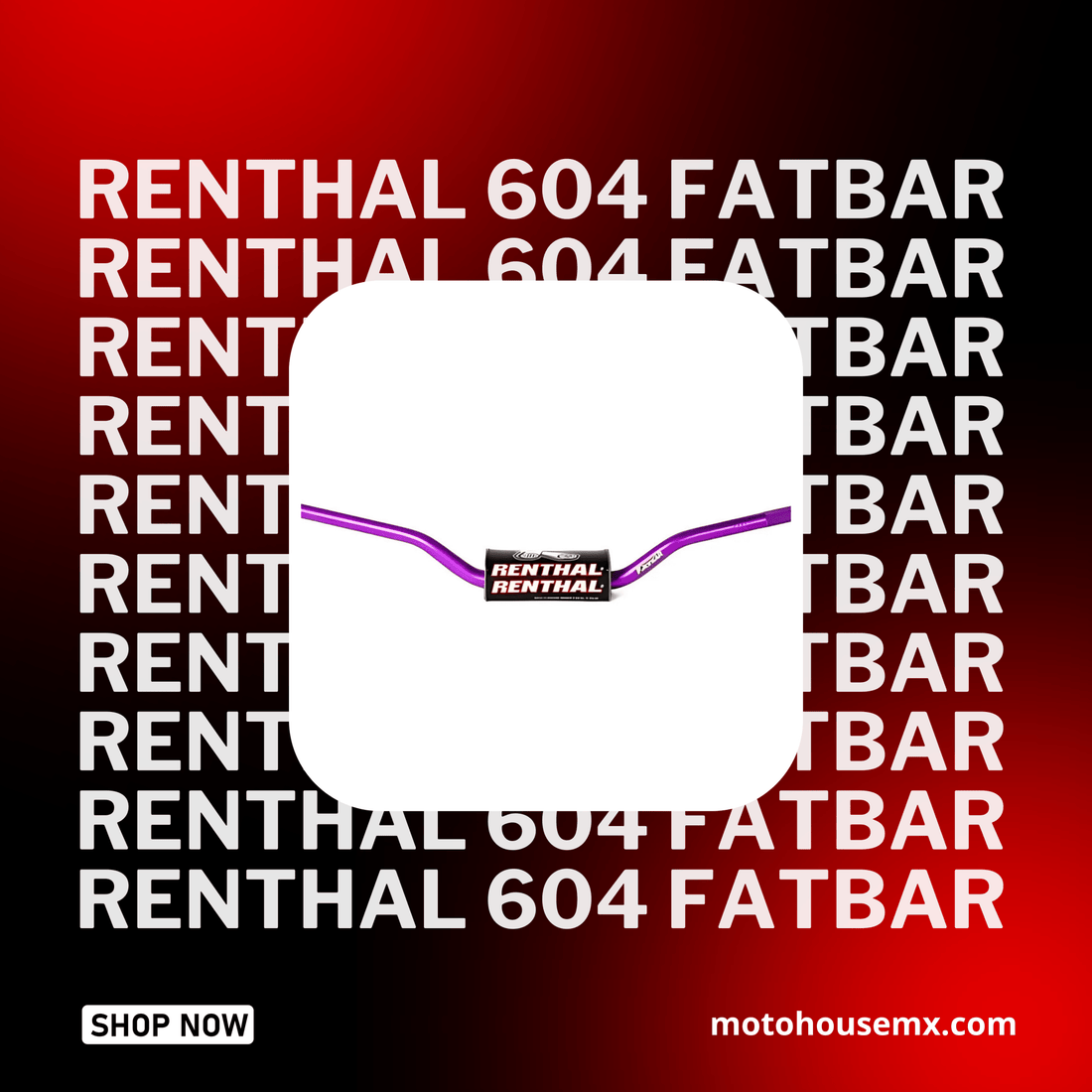 Elevate Your Ride with the Purple Renthal R-Works Fatbar36 604 - Moto-House MX