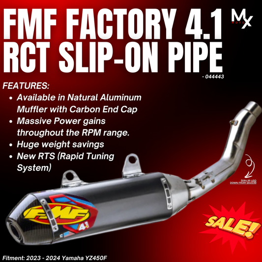 Best Money Spent: Boost Your YZ450F with the FMF - 044443 - Factory 4.1 RCT Slip-On!