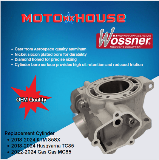 KTM, Husqvarna, GasGas 85: Why the Wossner WBC8147B Cylinder is the Perfect Upgrade - Moto-House MX