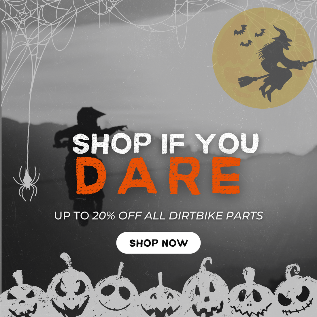 Spooktacular Halloween Sale: Up to 20% Off Dirtbike Performance Parts! 🎃👻 - Moto-House MX