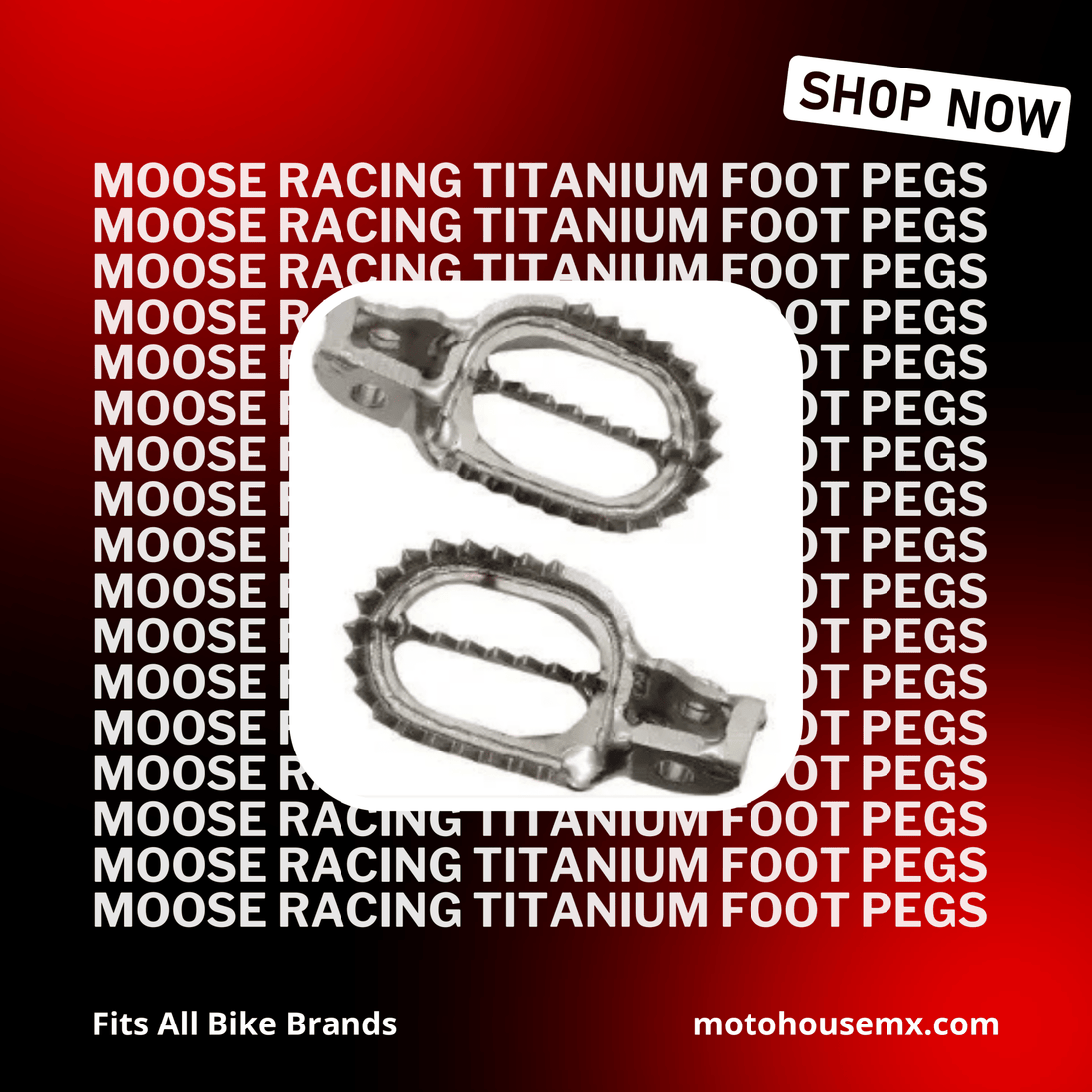 Take Control: Moose Racing Titanium Foot Pegs for Your Dirt Bike - Moto-House MX