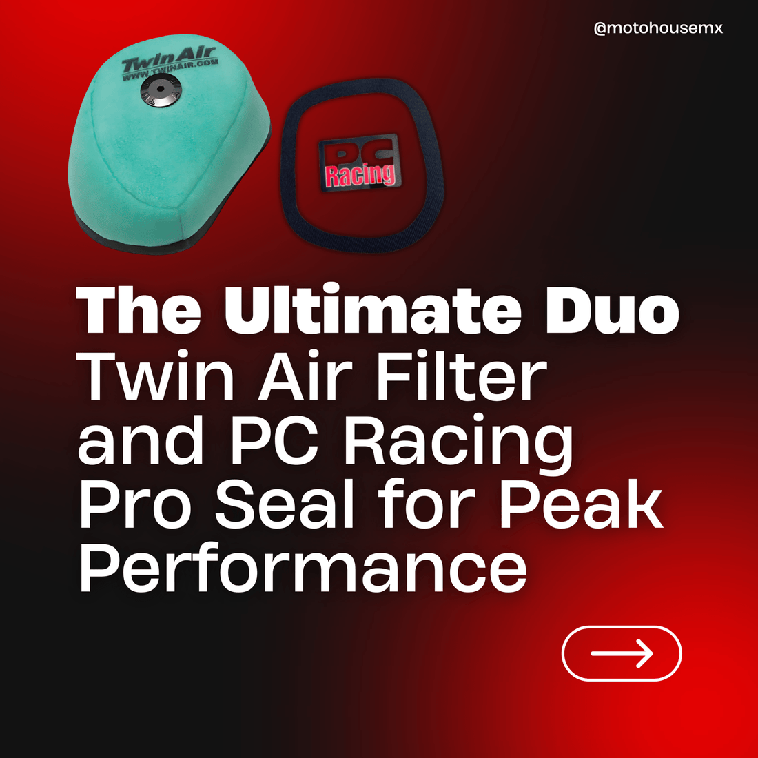 The Ultimate Duo: Twin Air Filter and PC Racing Pro Seal for Peak Performance - Moto-House MX