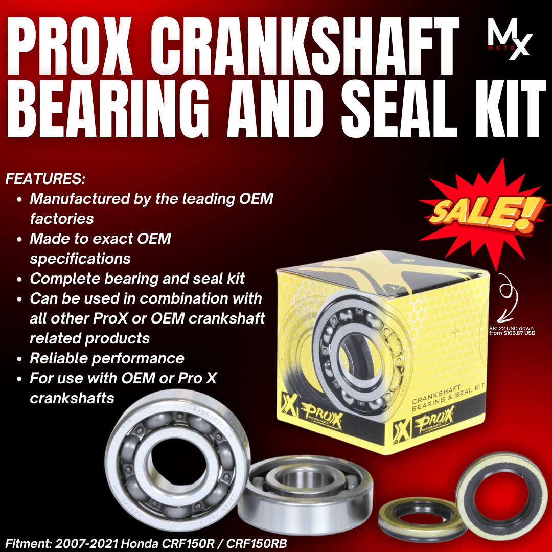 Upgrade Your Honda CRF150R with ProX Crankshaft Bearing and Seal Kit - Moto-House MX