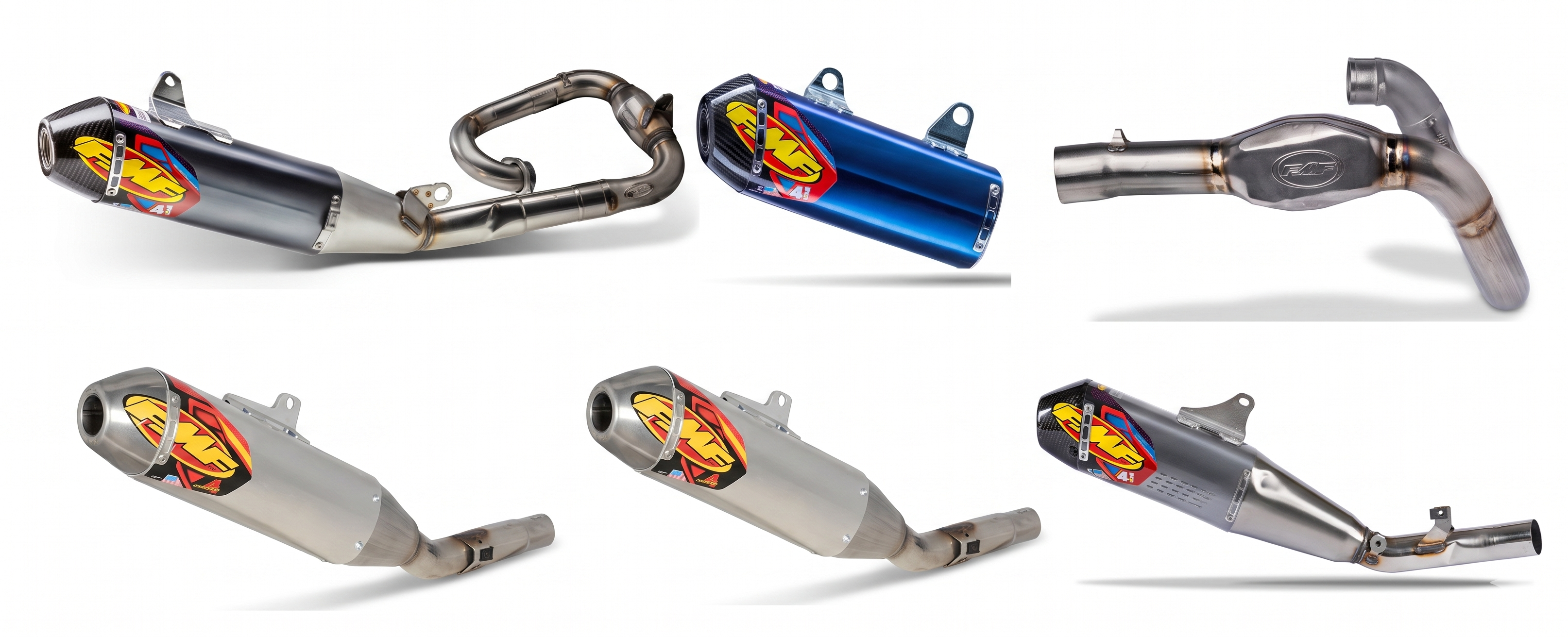 FMF Factory 4.1 RCT 4-Stroke Exhaust, Power Bomb, Mega Bomb – Moto-House MX
