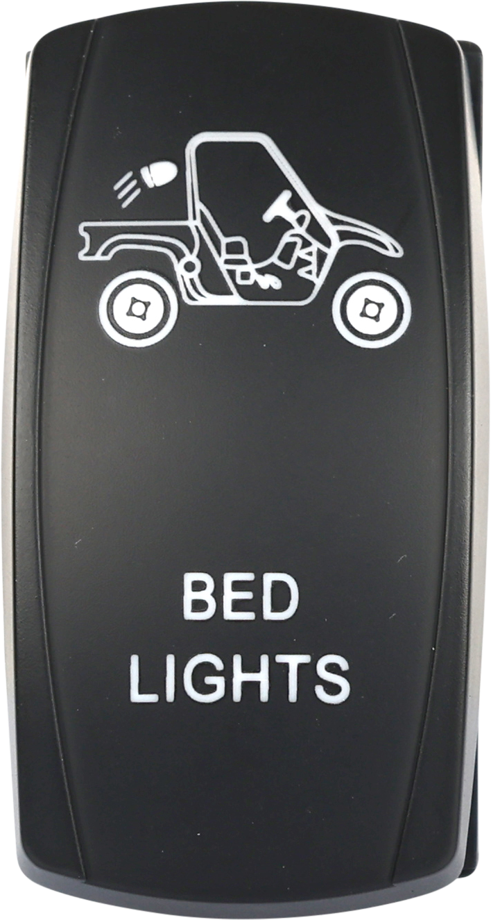 OPEN TRAIL OPEN TRAIL Bed Lighting LED Switch Pro Backlit - Weather Sealed, Dual LEDs SM106-023