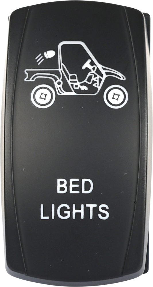 OPEN TRAIL OPEN TRAIL Bed Lighting LED Switch Pro Backlit - Weather Sealed, Dual LEDs SM106-023