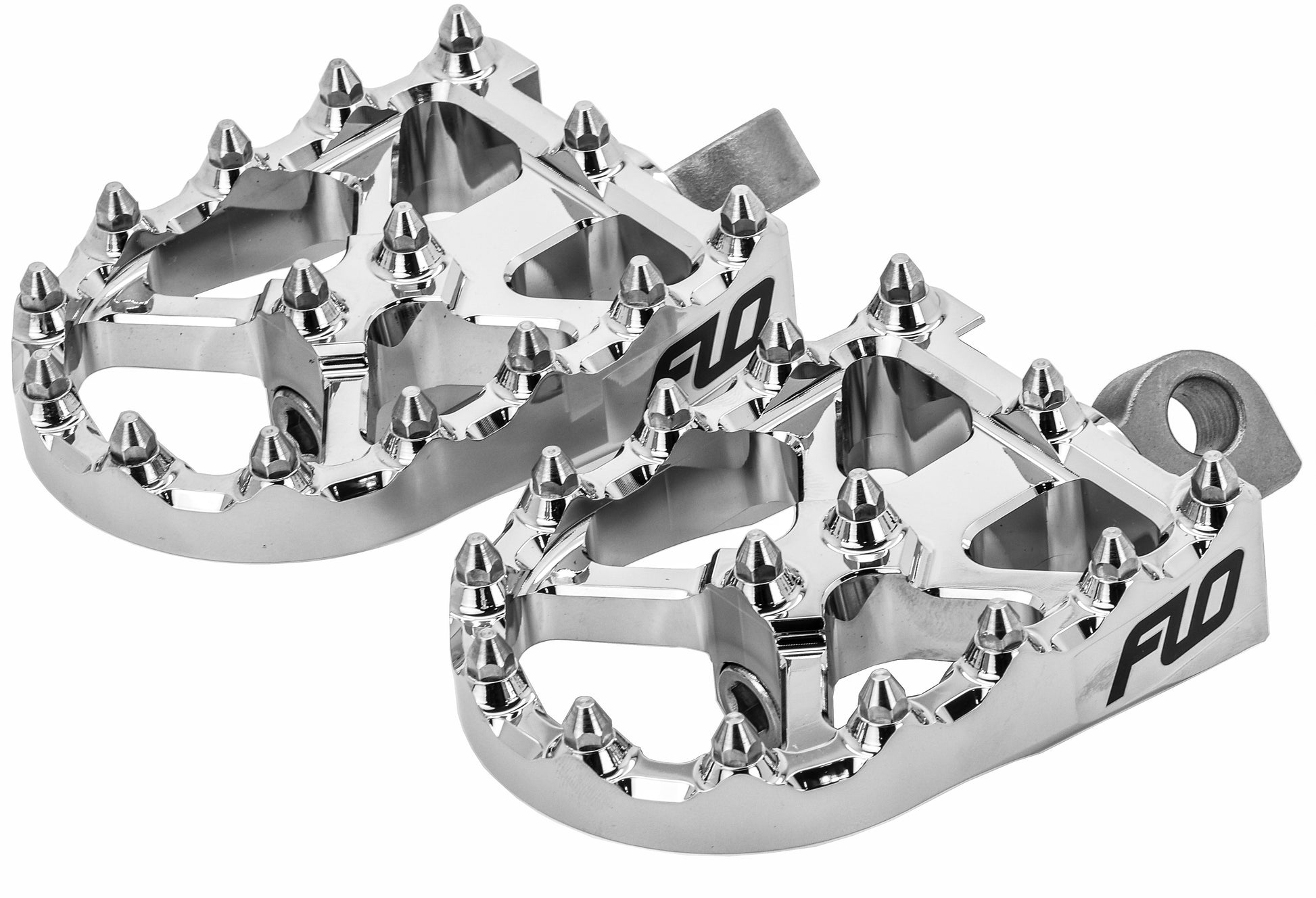 FLO MOTORSPORTS FPEG-800V3CR 2014-2017 Harley Davidson Bmx Style Footpegs Chrome