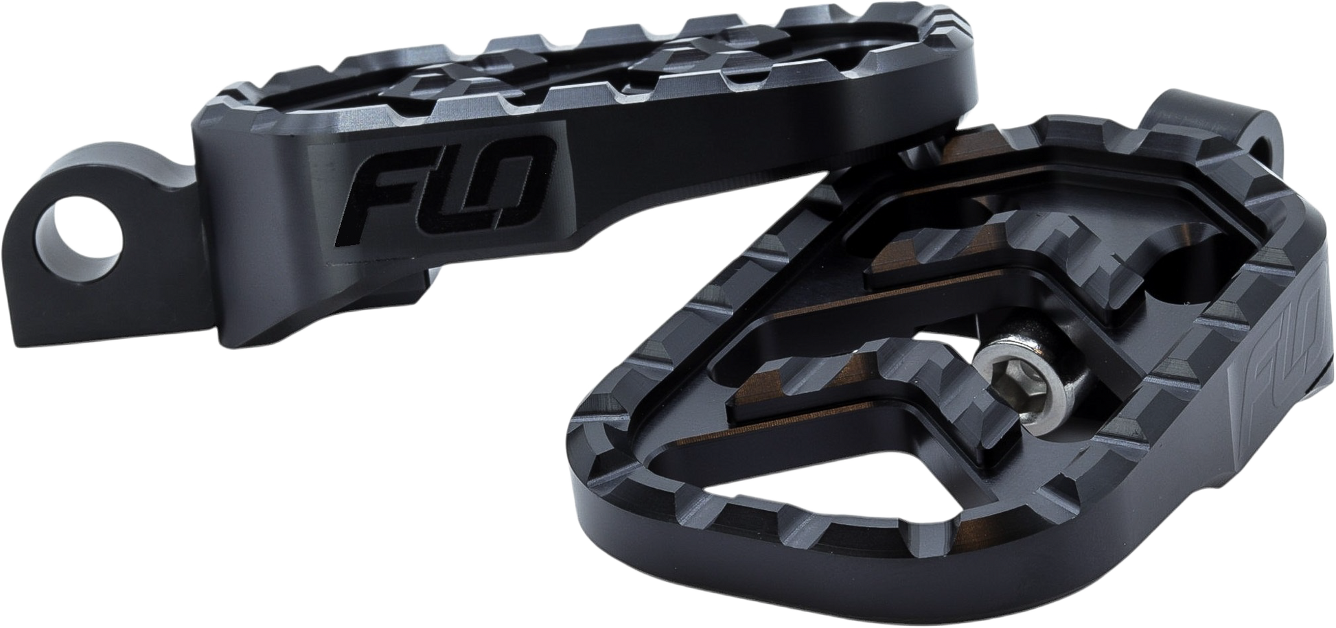 FLO MOTORSPORTS V-800-3BLK 2020-23 Harley Softail Savage Series Footpegs