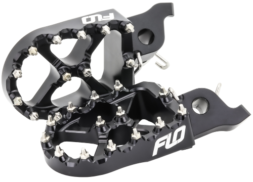 FLO Motorsports Foot Pegs - Jet Fuel or Black - 2013-2023 Honda CRF110F, CRF70F, and CRF50F | Moto-House Minis