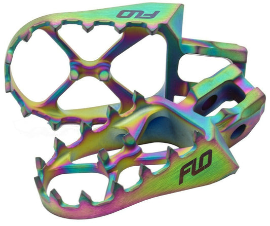 FLO MOTORSPORTS - TI-793-2 2023-26 Yamaha YZ450F/YZ250FX Titanium Foot Pegs