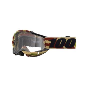 100% Accuri 2 Adult Goggles - Mission - Clear Lens | Elite Protection & Performance for Motocross Racing & MTB - Moto - House MX