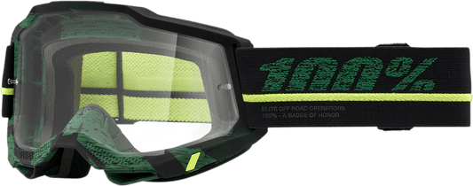 100% Accuri 2 Goggles - Overlord - Clear - Part Number 50013 - 00011 - Moto - House MX