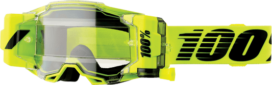 100% Armega Forecast Goggles - Nuclear Citrus - Clear 50006 - 00002 - Moto - House MX