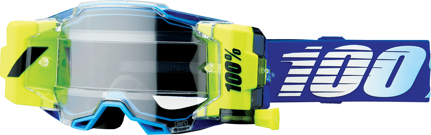100% Armega Forecast Goggles - Royal - Clear 50006 - 00003 - Moto - House MX