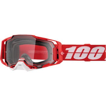 100% Armega Motocross Goggles - 50004 - 00028 - C - Bad - Clear - Moto - House MX