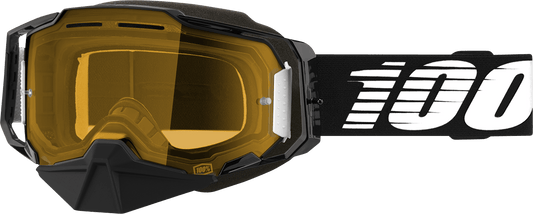 100% Armega Snow Goggles - Black - Yellow 50007 - 00001 - Moto - House MX