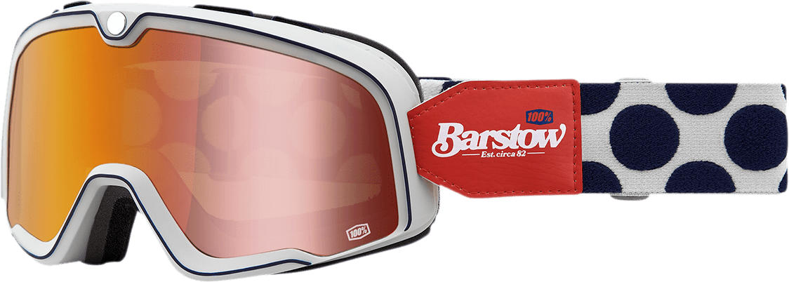 100% Barstow Goggles - Hayworth - Flash Red (Part 50000 - 00004) - Moto - House MX