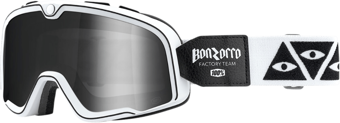 100% Barstow Goggles - Race Service - Silver Mirror 50002 - 252 - 01 - Moto - House MX