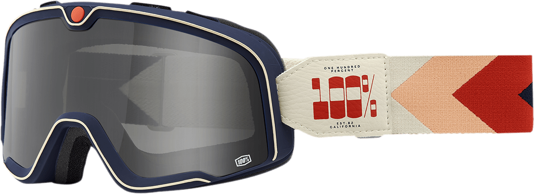 100% Barstow Goggles - Teluride - Smoke 50000 - 00007 - Moto - House MX