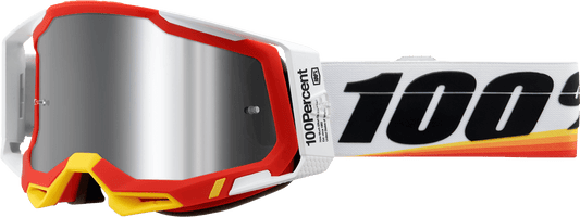 100% Racecraft 2 Goggles - Arsham Red - Silver Flash Mirror - Part 50010 - 00016 - Moto - House MX