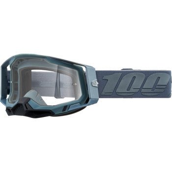 100% Racecraft 2 Goggles - Battleship - Clear Lens Motocross MX ATV Dirt Bike - 50009 - 00017 - Moto - House MX