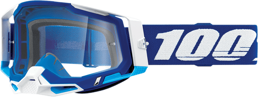 100% Racecraft 2 Goggles - Blue - Clear 50009 - 00002 - Moto - House MX