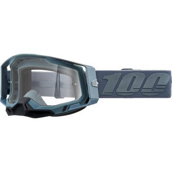 100% Racecraft 2 Goggles - Clear | Clear Vision | Maximum Grip | Ride Fearlessly - Moto - House MX
